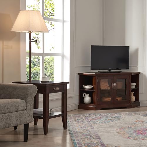 Leick Home Laurent End Table, Chocolate Cherry - Image 2