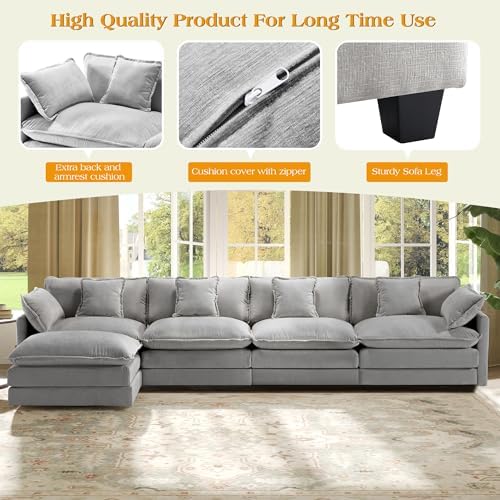 Hanherry Modular Sectional Sofa, Cloud Couch - Image 2