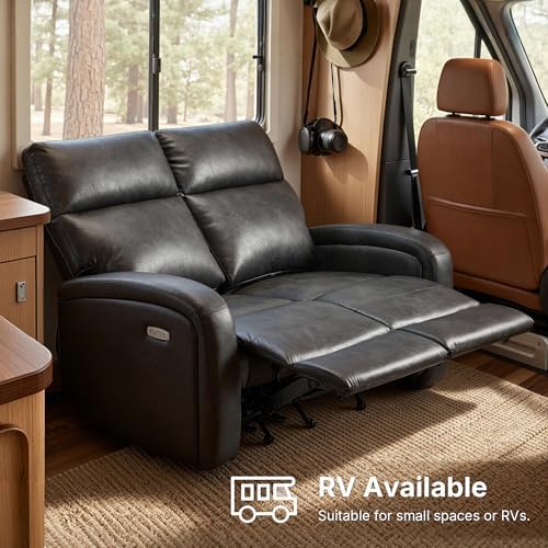 MCombo Zero Wall Recliner Loveseat, 2-Seat Power Wall Hugger Sofa - Image 6