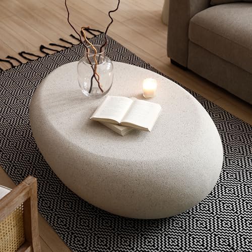 JUSTONE 43.31" Oval Coffee Table - Image 3
