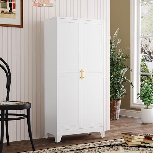 PAOFIN Metal Kitchen Pantry Storage Cabinet by PAOFIN