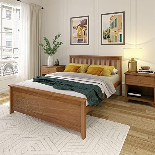 Plank+Beam Solid Wood Full Bed Frame, Platform Bed by PlankBeam