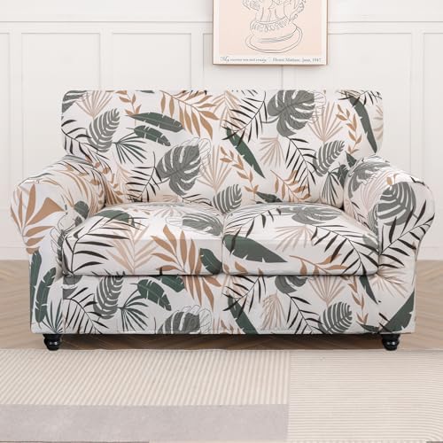 SearchI Stretch Sofa Cover Printed Couch Cover, Floral Pattern 3 Pieces - Image 5