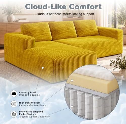 93" L-Shaped Modular Sectional Sofa - Image 4