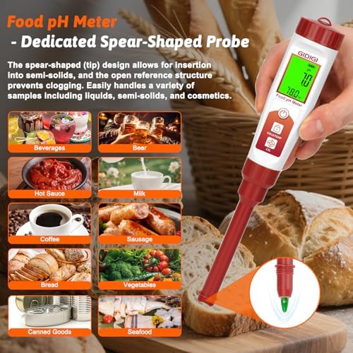 Digital pH Tester for Food, Fermentation pH Test for Sourdough Bread - Image 3