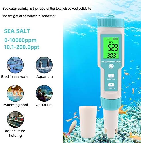 7 in 1 PH Meter Gomass 0.01 High Accuracy ph Tester Digital - Image 6