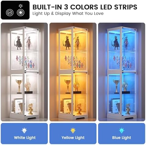 TAGELIER Glass Display Cabinet - Image 3