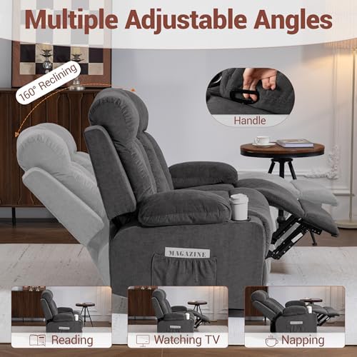 3 Piece Manual Recliner Sofa Set, Loveseat & 2 Chair - Image 3