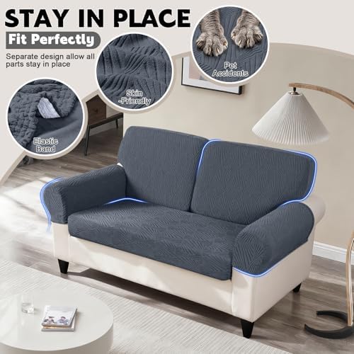 VANSOFY Stretch Couch Cushion Covers - Image 4