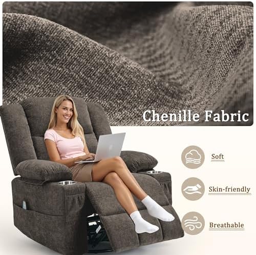 Korser Swivel Rocker Recliners, Rocking Chair Recliner - Image 7