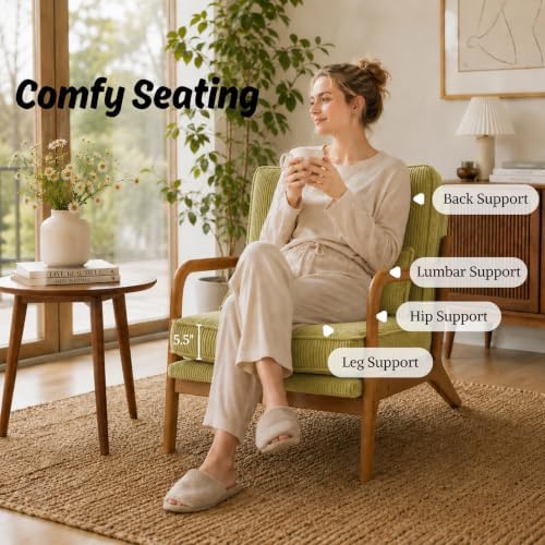 Karl home Mid-Century Modern Accent Reading Chair - Image 3
