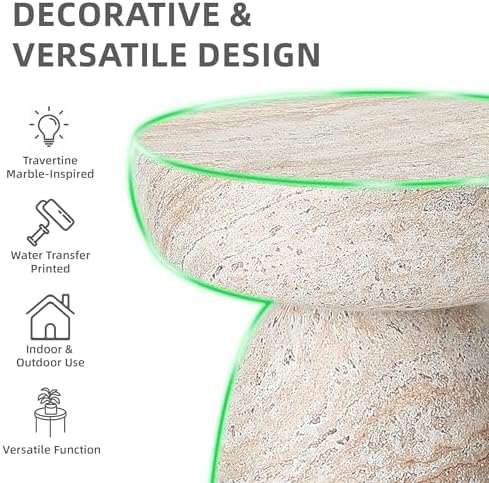 Outdoor Side Table Pedestal - Image 5