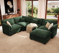 ELUCHANG 114" Oversized V Shaped Modular Sectional Sofa, Comfy Cloud Couch by ELUCHANG