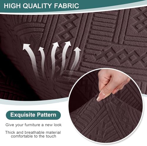 Ruaozz Stretch Loveseat Recliner Cover - Image 3