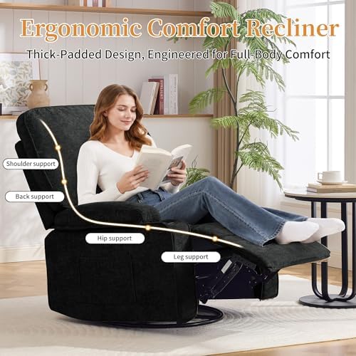 Korser Recliner Chair, Nursery Rocking Chairs - Image 5