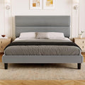 GRUSIGN Queen Size Platform Bed Frame by GRUSIGN