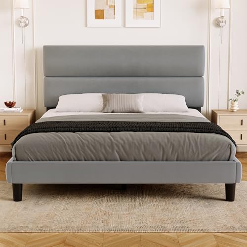 GRUSIGN Queen Size Platform Bed Frame by GRUSIGN