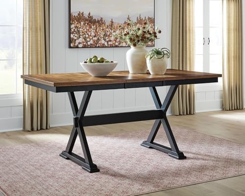 Signature Design by Ashley Farmhouse Counter Height Dining Table - Image 2