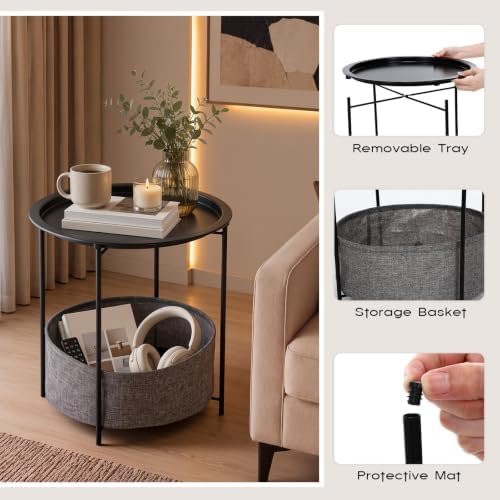 Sintuff 4 Pack Round Side Table - Image 5