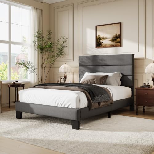 WEEWAY Twin Size Fabric Bed Frame - Image 3
