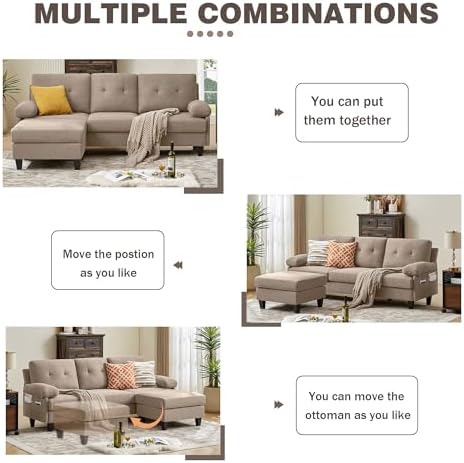 84" L‑Shaped Sectional Sofa - Image 3