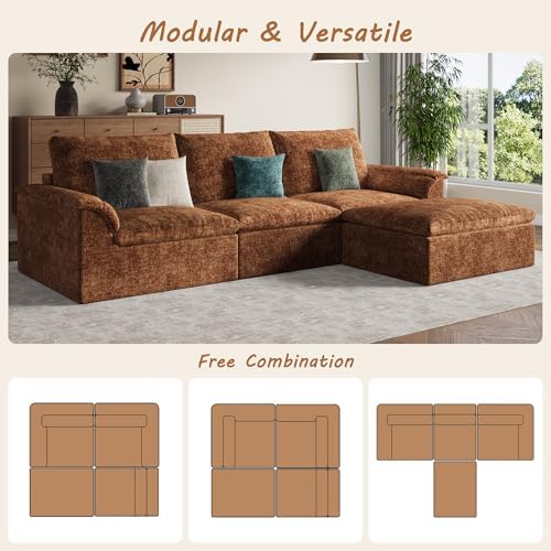 EASE MOOSE Boneless Couches for Living Room, Modular Sectional Sofa - Image 6