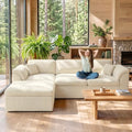 Welzona 112" Sofas for Living Room, Cloud Couch Modular Sectional Sofa Soft by WelzonaDirect