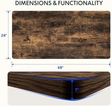 FLEXISPOT 48"x24" Whole Piece Desk Top - Image 2