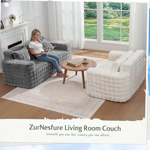 ZurNesfure Sofa Couch 3-Seater Boneless Sofa - Image 6
