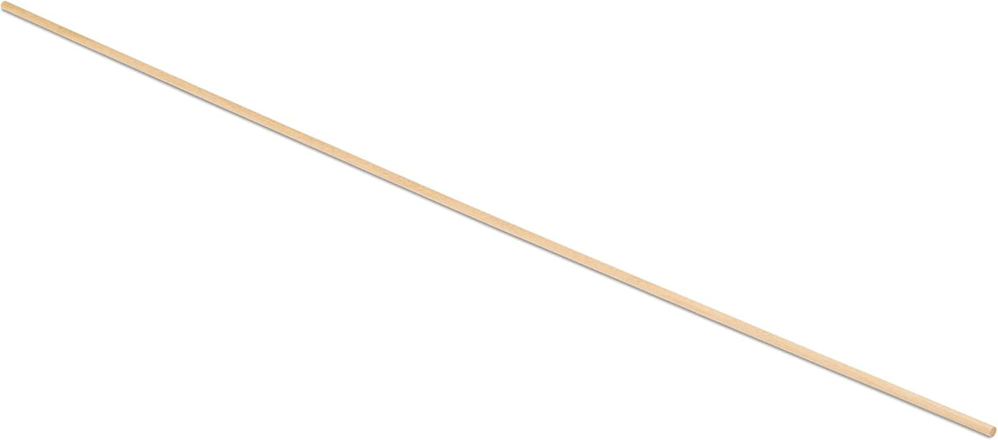 Wooden Dowel Rod, 1/8 Inch x 18 Inch Wood Dowels, Pack of 100 Wooden Dowels for Crafts, Unfinished Hardwood Wooden Dowels Rods, Strong Wood Rod Dowels for Crafting and DIYers
