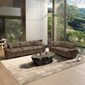 HERA'S HOUSE 2 Pieces Modular Loveseat Couch & 3-Seat Sectional Sofa Set by HERASHOUSE