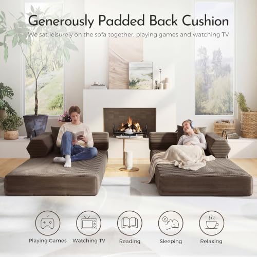 79" Convertible Sofa Bed, Boneless Couch - Image 3