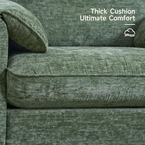ONBRILL Oversized Accent Chair, 41 Inch Chenille Fabric Armchair - Image 4