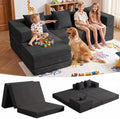 Modular Kids Play Couch, Convertible Toddler Sectional Sofa, Soft Cloud by Edbuosy
