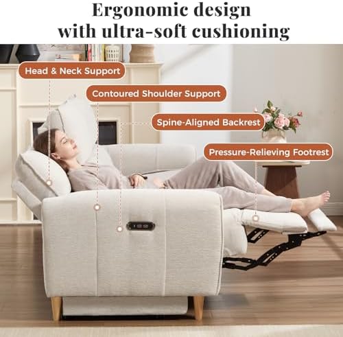 ANJ Loveseat Left Recliner Chaise - Image 6