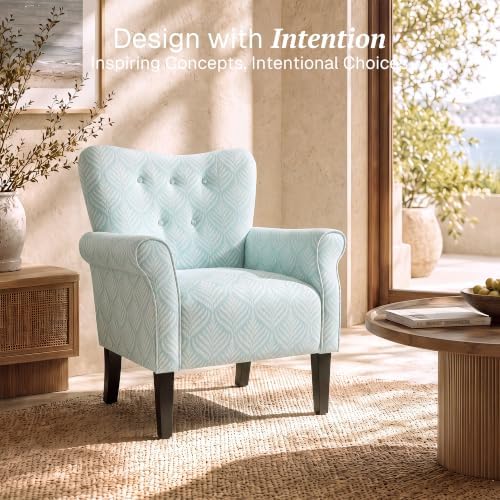 BELLEZE Set of 2 Upholstered Accent Chair - Image 5