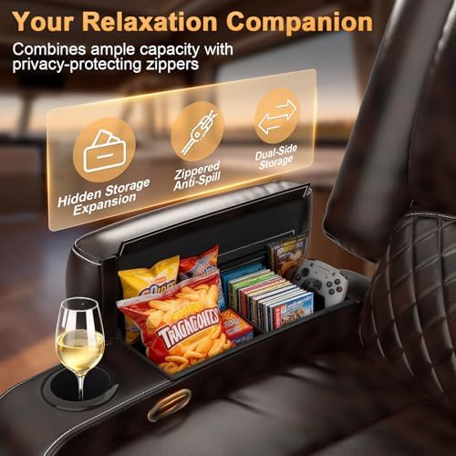 Oversized Manual Recliner Chair, 3X Reclining Sofa Chairs - Image 5