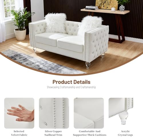 Luxury Loveseat Sofa Couch - Image 3
