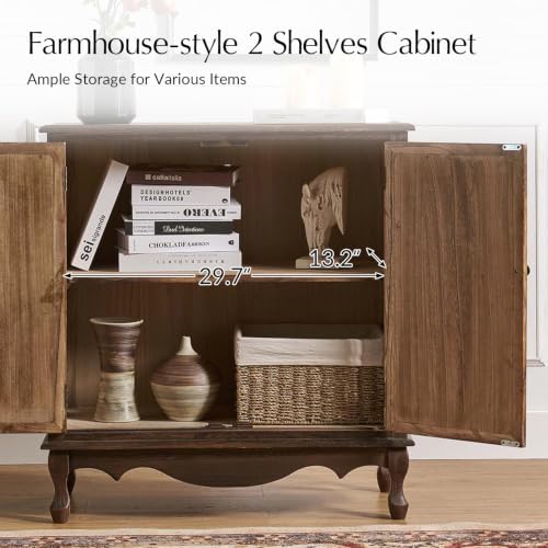 Antique Solid Wood Sideboard - Image 4