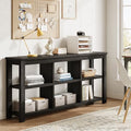 Solid Wood Horizontal Bookcase by TribewoodbyTribesigns