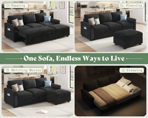 VanAcc 81" Sofa Bed, Sleeper Sofa - Image 7