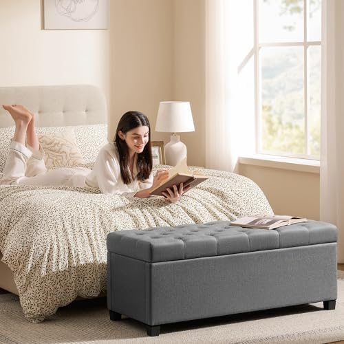 Living&Giving Storage Ottoman Bench - Image 3