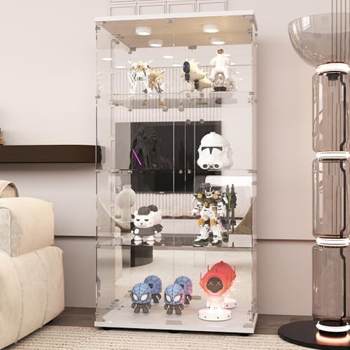 LFT HUIMEI2Y 4-Tier Glass Cabinet by LFTHUIMEI2Y