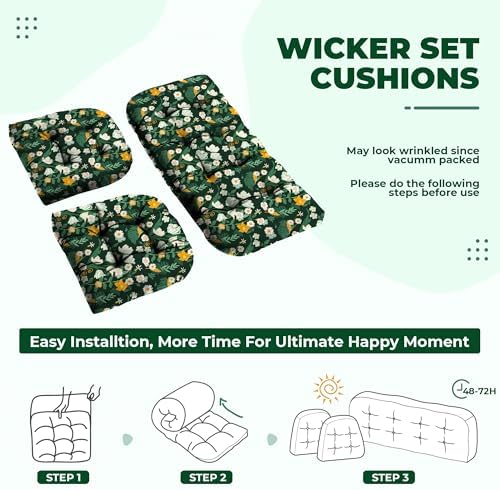 DANGHOOGY Wicker Chair Cushions - Image 6