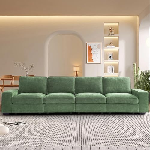 TEKAMON 128" Modular Sofa Couch by TEKAMON