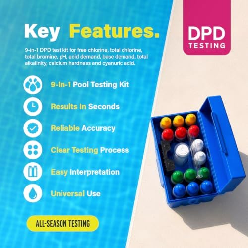 Lupo DPD 9-in-1 Pool Test Kit | Pool Testing Kit - Image 2