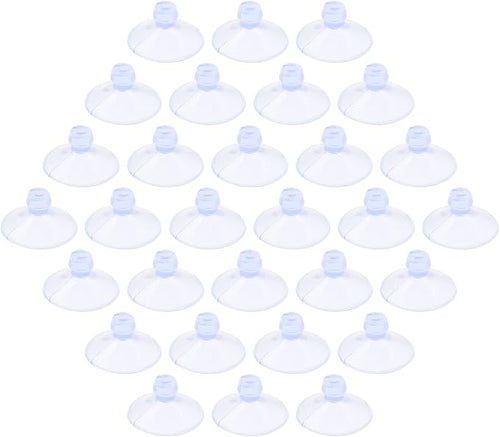 30 Pack Glass Table Suction Cups 18mm Rubber Suction Cup Hangers Without Hooks by Qjaiune