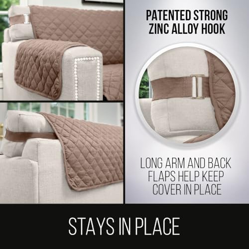 Sofa Shield® Couch Small Recliner Slip Cover - Image 4