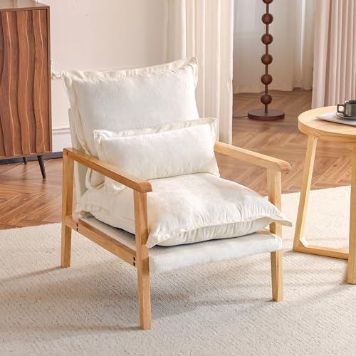 VINGLI Mid-Century Modern Cloud Accent Armchair by VINGLI