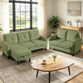 2 Piece Sectional Sofa Couch Set, 3-Seater Couch and Loveseat by soscana